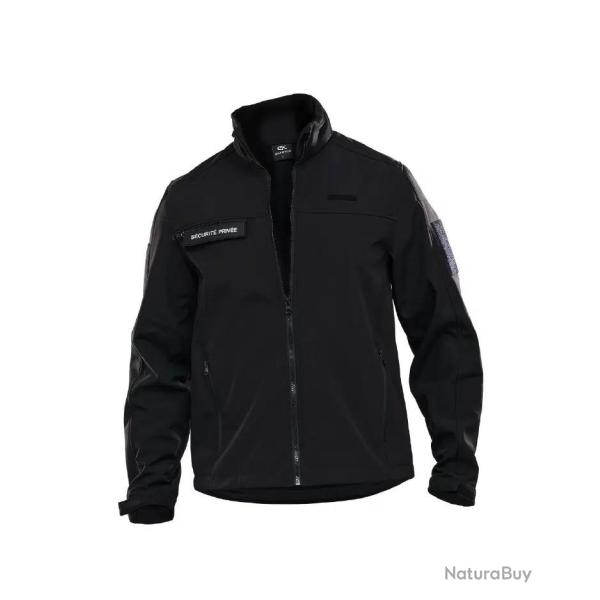GK PRO VESTE SOFTSHELL NOIRE S�curit� Priv�e