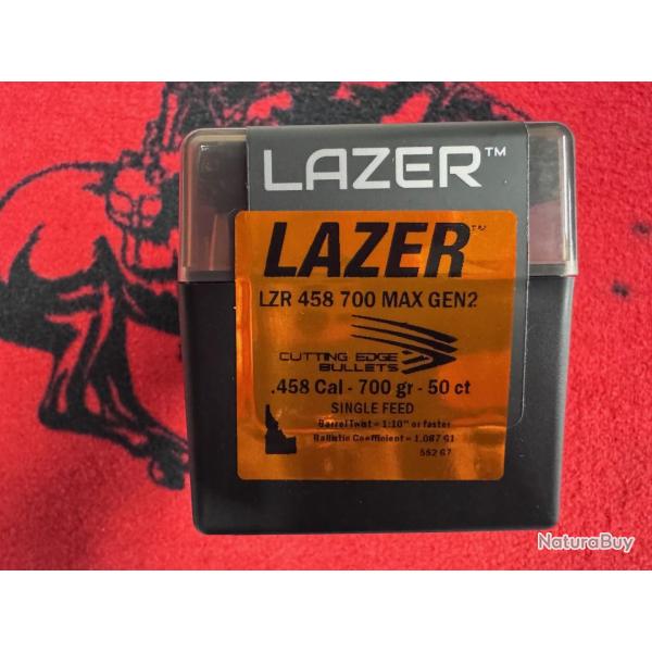 Cutting Edge Bullets LAZER .458 700 MAX gen 2 (x50)