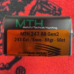 Cutting Edge Bullets MTH .243 88 GEN2 (x50)