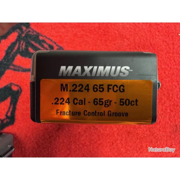 Cutting Edge Bullets MAXIMUS .224 65 FCG (x50)