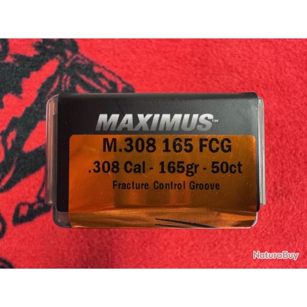 Cutting Edge Bullets MAXIMUS .308 165 FCG (x50)