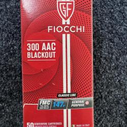 FIOCCHI 300 AAC Blackout FMC 147grs (x50)