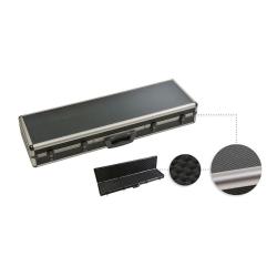 Mallette pour fusil aluminium fum&eacute; - Dimensions 83x25x12,5 cm