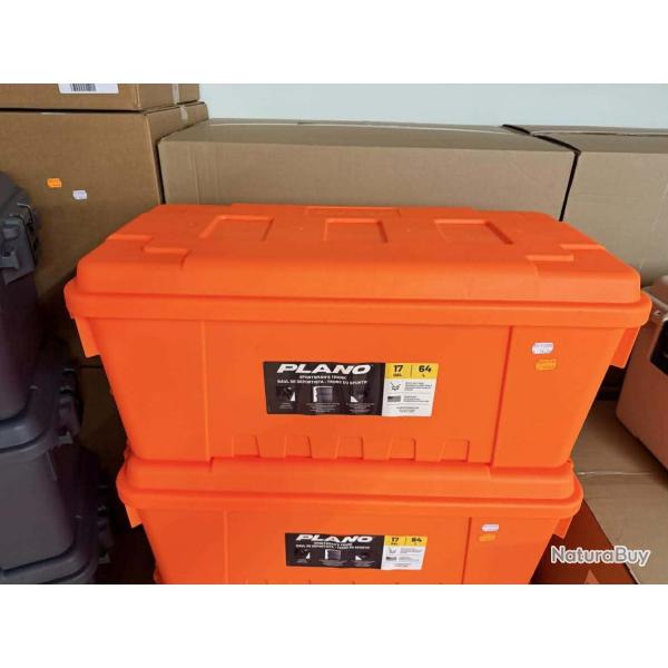 Caisse de rangement 64L PLANO Sportsman'S Trunk Orange