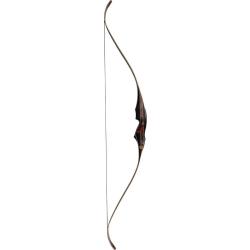 Arc traditionnel recurve monobloc Old Mountain McKinley 60 pouces RH 35 lbs