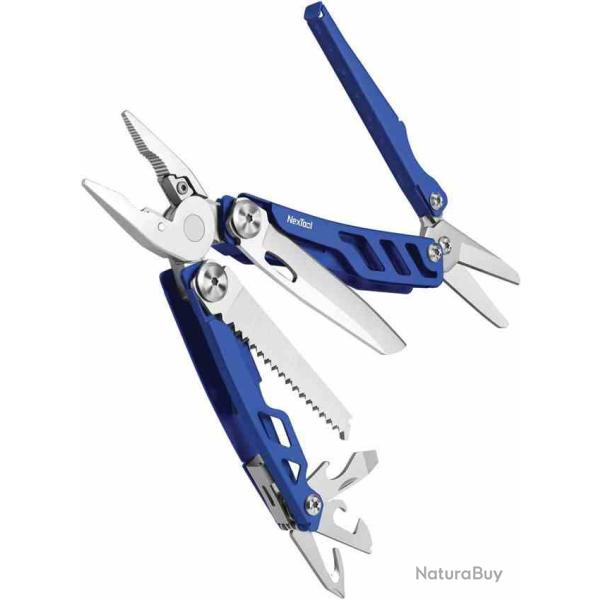 Pince Multi-Tool NexTool Flagship Pro 16-en-1 Lame Acier 5Cr15MoV Manche 30Cr13 Blue Etui NTL20271