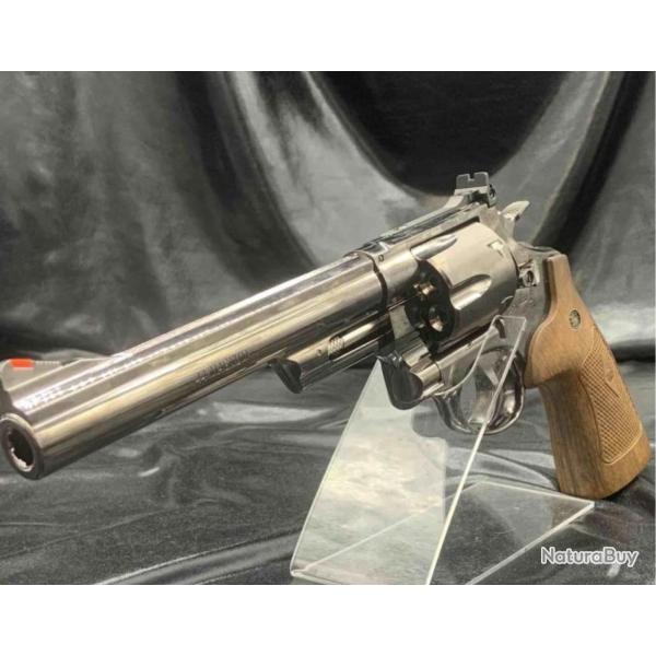 1 REVOLVER  " SMITH&WESSON  " M29 Airgun 6,5 pouces polished and blued CO2 CAL 4.5MM plomb ou bille