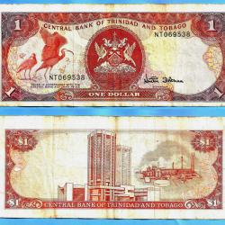 Trinidad Tobago 1 dollar 1985 Billet Caraibe