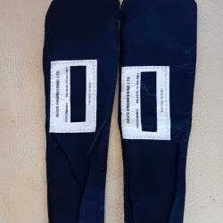 Ench&egrave;re lot de 2 plaques 3a contre les armes de poings let es lames anti trauma pour le cou 30x7 cm