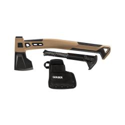 BUSHCRAFT HATCHET - GERBER NEUF U TAN