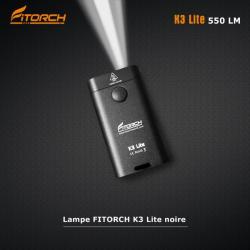 LAMPE K3 LITE NOIR - FITORCH