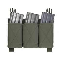 RPC TRIPLE ELASTIC MAG POUCH M4 5.56mm RANGER GREEN - WARRIOR ASSAULT SYSTEM NEUF U RANGER GREEN