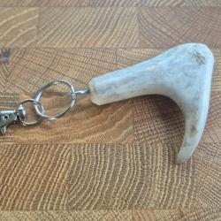 porte clef bois de chevreuil 1