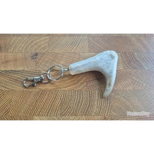 porte clef bois de chevreuil 1