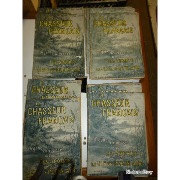 Lot de revues Chasseur Fran�ais :1910-1914 (11 num�ros)