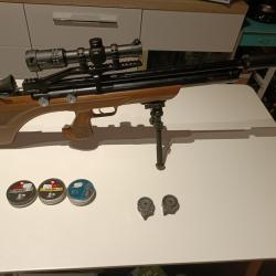 Carabine pcp aselkon mx7s wood 49j 5.5mm