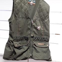 Gilet de chasse Percussion kaki taille S