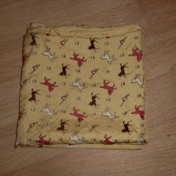 carr&eacute; foulard vintage roulott&eacute; 100% soie  chevaux  87 X 83 cm