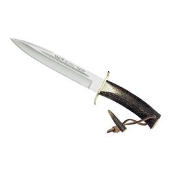 POIGNARD MUELA ALCARAZ 19CM INOX MANCHE EN BOIS DE CERF