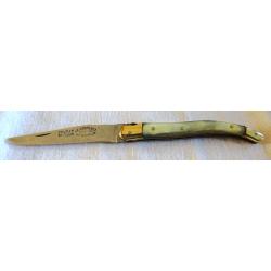 COUTEAU ANCIEN VERITABLE LAGUIOLE COUPAT St FLOUR 55 DEPOSE RARE GUILLOCHAGE