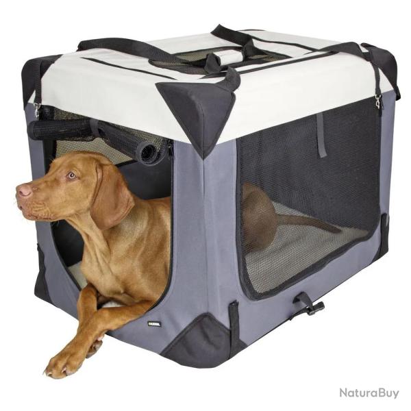 Box de transport chien d�montable en toile 91x63,5cm