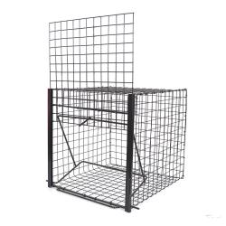 Lot de 3 Pi&egrave;ges &agrave; pie grillage soud&eacute; galvanis&eacute; individuel 21x31x21cm