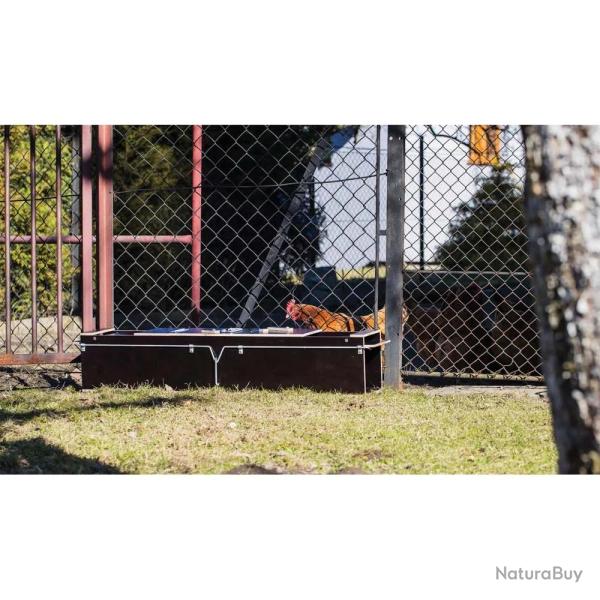 Pi�ge boite � fauve bois 2 entr�es ouverture 119x19x24