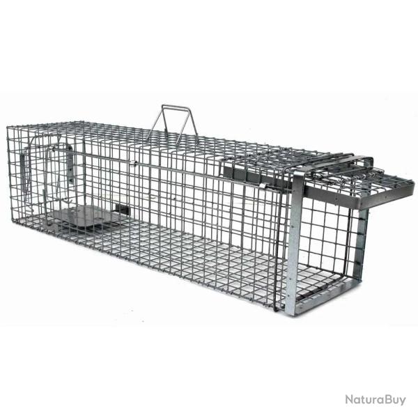 Cage-pi�ge Hardy 3 ressorts trappe 60� 102x34x34cm