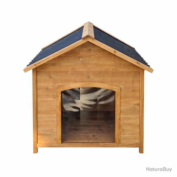 Niche en bois chalet 96x104x112cm - �pic�a avec toit PVC
