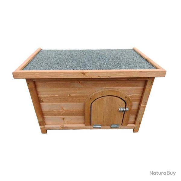 Clapier � lapin en bois toit en asphalte