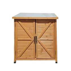 Abri de jardin Sambre en bois Hauteur 93 cm - 2 portes
