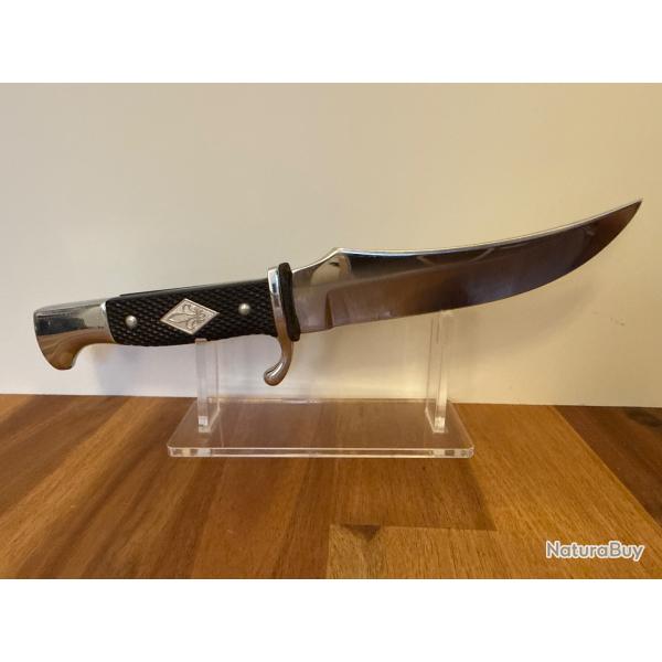 Rehwappen Solingen Original - Buffalo Skinner - Rostfrei - Super Hollow Ground (fleur de lys)