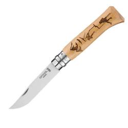 Couteau Opinel N&deg; 8 VRI "Animalia 3" escalade