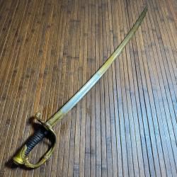 SABRE MODELE 1821  D'OFFICIER D'INFANTERIE DE LA GARDE NATIONALE , Monarchie de Juillet FRANCE 1830