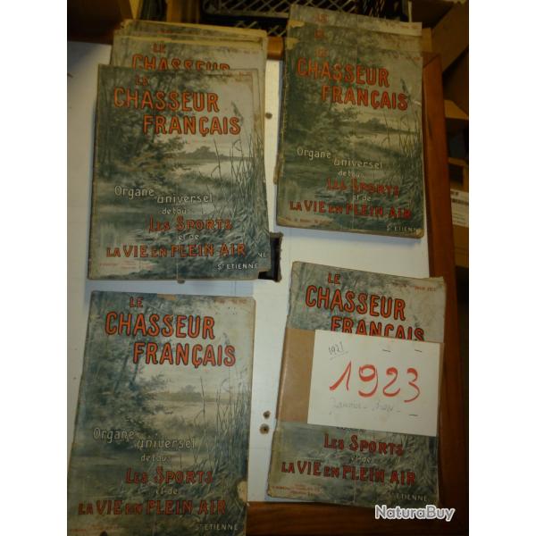 lot de Chasseur Fran�ais de 1919 � 1923 (12 num�ros)