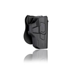 Holster en polym&egrave;re avec bouton lat&egrave;ral pour Sig Sauer P238/Colt Mustang - Cytac