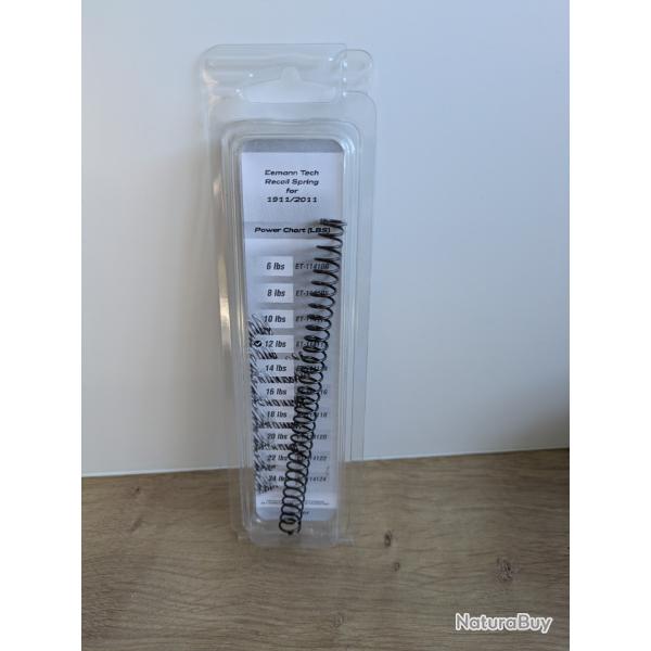 Ressort de rappel (recoil spring) 12lbs Eemann Tech 1911/2011 - 5"