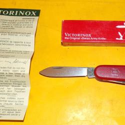 LE VERITABLE COUTEAU SUISSE VICTORINOX ,4 LAMES ORIGINAL " SCHWEIZER OFFIZIERSMESSER , SWISS ARMY
