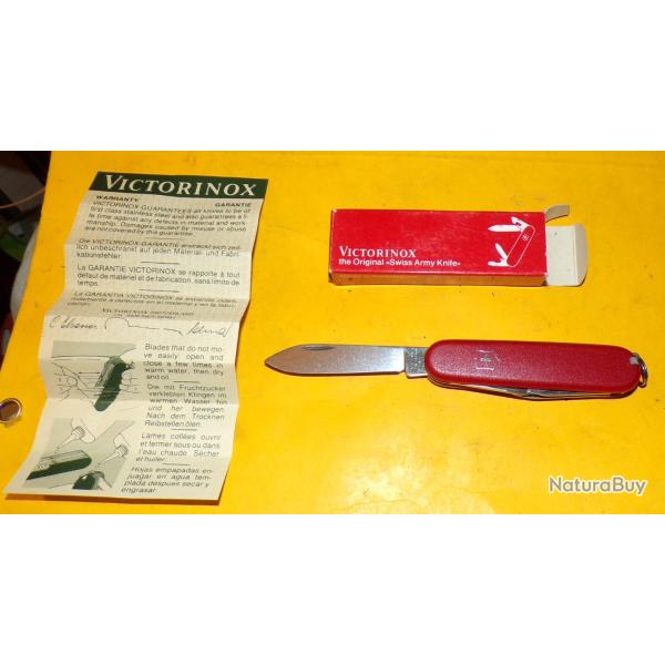 LE VERITABLE COUTEAU SUISSE VICTORINOX ,4 LAMES ORIGINAL " SCHWEIZER OFFIZIERSMESSER , SWISS ARMY