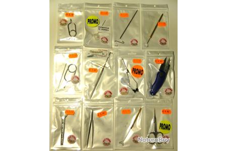 Ciseaux De Montage De Mouches De Pêche - Sunrise Tackle - Acier Inoxydable - Occasion