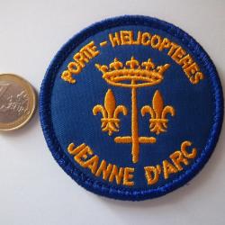 &eacute;cusson militaire porte h&eacute;licopt&egrave;re Jeanne d'arc insigne collection