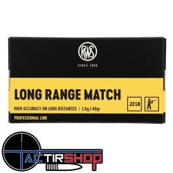 RWS Long Range Match cal.22lr Professionnal Line par 50