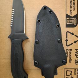 Couteau Winkler Knives Utility Knife - Black Laminate - Acier 80CRV2