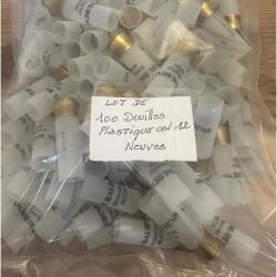 Lot de 100 douilles plastiques