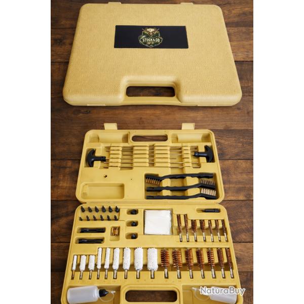 Kit de nettoyage 58 pi�ces - Beige