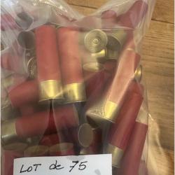 Lot de 75 douilles carton