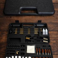 Kit de nettoyage 58 pi&egrave;ces - Noir