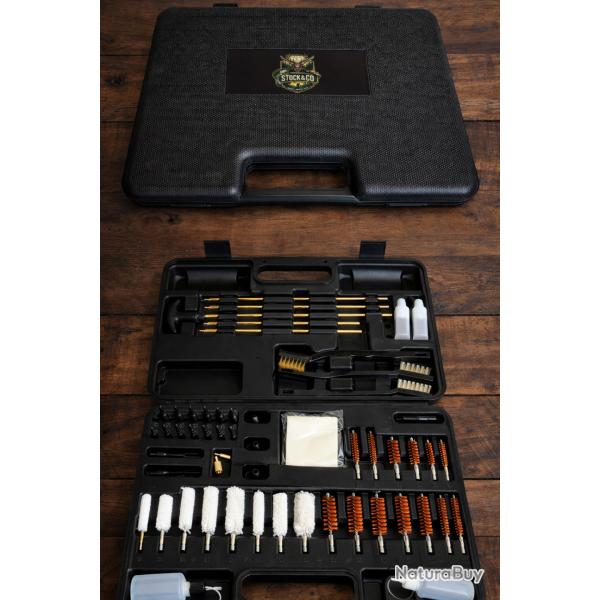 Kit de nettoyage 58 pi�ces - Noir