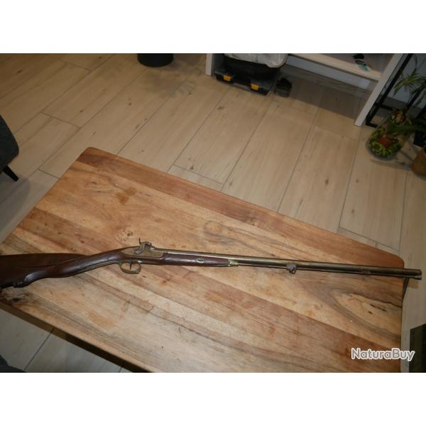 Fusil � percussion St�phanois petit mod�le pour Dame avec garnitures en maillechort