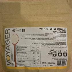 Yaourt a la pomme lyophilis&eacute;